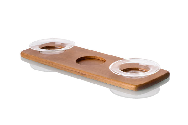 Coaster Tray with two plates