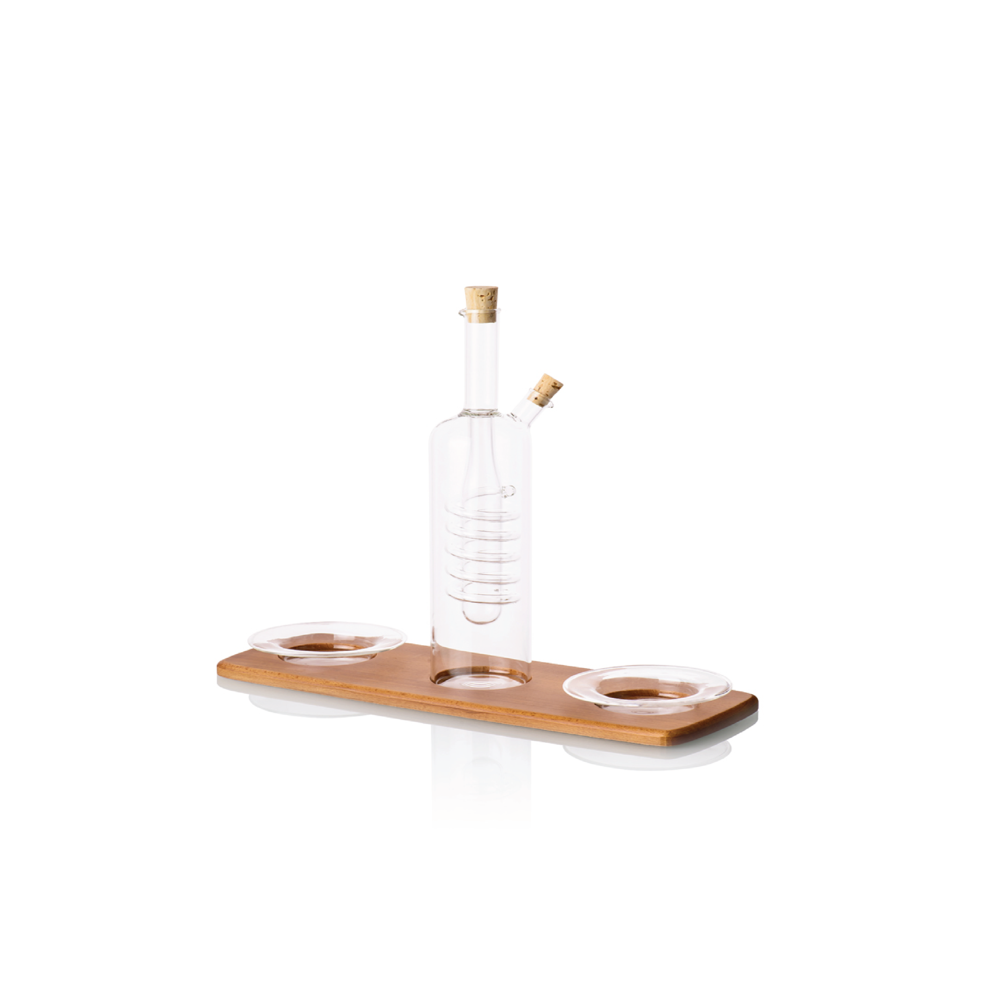Coaster Tray with two plates