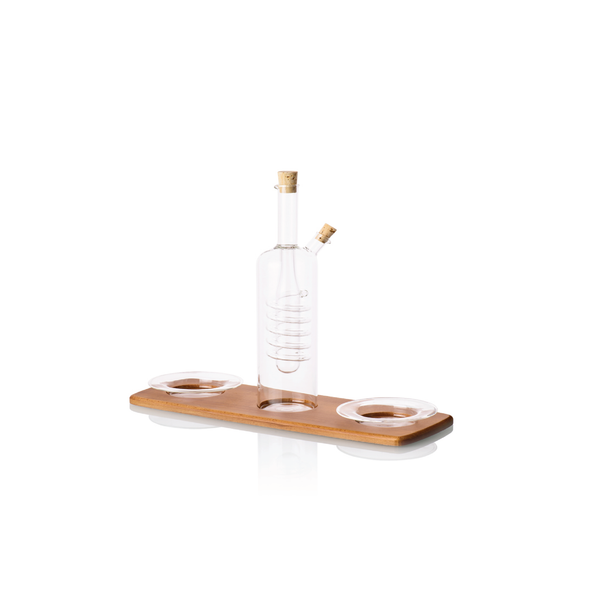 Coaster Tray with two plates